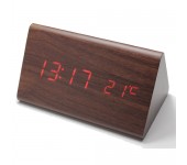 Настольные цифровые часы-будильник VST-861 (коричневый)