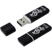 Накопитель флешка USB SmartBuy glossy 64gb (Черный)