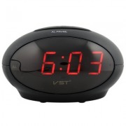 Электронные часы VST-711-1 (Черный-красный)
