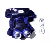 Налобный светодиодный фонарь MX Rechargeable (Черный)