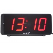 Электронные часы VST-763-1 (Черный-красный)