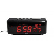 Электронные часы VST-762W-1 (Черный-красный)