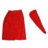 Парео женское для бани и сауны Главбаня TDK-099 (Красный)