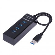 HUB 4-портовый концентратор 303 USB 3.0 (Черный)