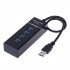 HUB 4-портовый концентратор 303 USB 3.0 (Черный)