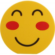 Внешний аккумулятор Power Bank Smile 4000mAh Emoji Sleeping (Желтый)