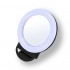 Селфи-лампа RGB с зеркалом AL-20 16 см (Черный)