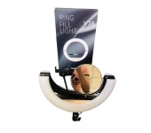 Светодиодная кольцевая лампа с зеркалом Ring Fill Light V36 36см (Черная)