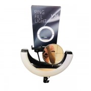 Светодиодная кольцевая лампа с зеркалом Ring Fill Light V36 36см (Черная)