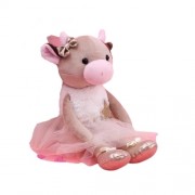 Мягкая игрушка Коровка в юбке 22см (Коричневый)