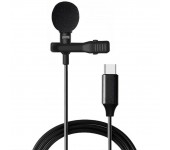 Петличный микрофон Vonk ER09 USB Type-C (Черный)