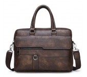Мужская сумка-портфель Jeep Buluo (Темно-коричневый)