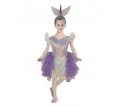 Карнавальный костюм Принцесса Единорог DXJ6076, размер XL (Серебристо-фиолетовый)