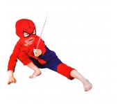 Карнавальный костюм Человек-паук, размер S (Красно-синий)