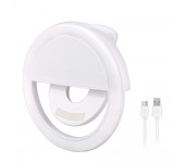 Селфи лампа Selfie Ring Light RK12 (Белый)