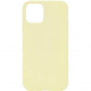 Чехол силиконовый для iPhone 12 (Желтый)