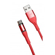 Магнитный кабель MRM USB-мicroUSB, 1m (Красный)