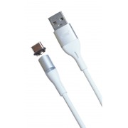 Магнитный кабель MRM USB-Type-C, 1m (Белый)