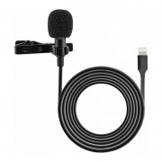 Петличный микрофон JH-041, Lightning (Черный)