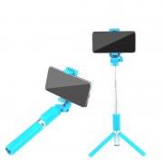 Штатив для селфи 3 в 1 с моноподом и пультом для iPhone (Зеленый)