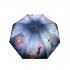 Зонт подростково-женский автоматический  2270 (Сине-серый) 