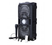 Портативная акустическая система BT-1776/АО-1106  Bluetooth-динамик с микрофоном (Черный)