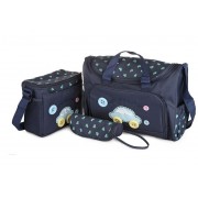 Комплект сумок для мамы Cute as a Button (Темно-синий) 