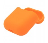Силиконовый чехол Interstep для наушников AirPods (оранжевый)