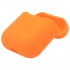 Силиконовый чехол Interstep для наушников AirPods (оранжевый)