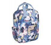 Рюкзак для мамы TaiDent Цветы с ручками (Синий)