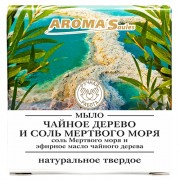 Мыло твердое натуральное Saules Sapnis Чайное дерево и соль Мёртвого моря (85 г)