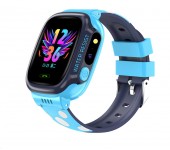 Умные детские часы с телефоном и GPS трекером Smart Watch Y92 (Голубой)