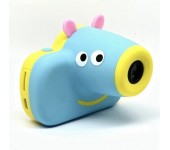 Детская цифровая мини камера фотоаппарат Пеппа HIINST (Голубой)
