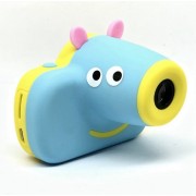 Детская цифровая мини камера фотоаппарат Пеппа HIINST (Голубой)