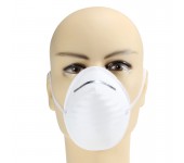 Защитная маска респиратор для лица одноразовый (Белая)