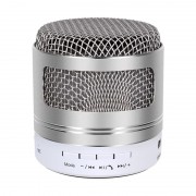 Портативная Bluetooth колонка mini speaker BO-Q9 с Led подсветкой (Серебристый)