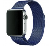 Ремешок Milanese Loop для Apple Watch 42 44 мм (Синий)
