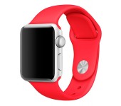 Силиконовый ремешок Sport для Apple Watch 38 40 мм (Красный) 