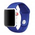 Силиконовый ремешок Sport для Apple Watch 42 44 мм (Синий)