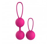 Тренажер Кегеля Kegel Balls 3 шарика (Розовый)