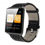 Умные спортивные смарт-часы браслет CK19 Smart Watch (Черный корпус Черный ремешок)