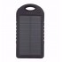 Powerbank со встроенной солнечной батареей Solar Power Bank, объем 5000 mAh (Черный)