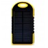 Powerbank со встроенной солнечной батареей Solar Power Bank, объем 5000 mAh (Желтый)