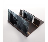 Увеличитель 3D экрана телефона деревянный (Темно-коричневый)