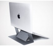 Невидимая универсальная подставка для ноутбука, регулируемый складной держатель, ультратонкий (Серый)
