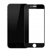 Защитное 3D стекло для iPhone 7 iPhone 8 с силиконовым краем (Черный)
