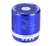 Портативная колонка T-2308A Bluetooth с подсветкой (Синий)