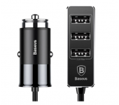Автомобильное зарядное устройство Baseus Enjoy Together 4 USB Car Charger CCTON-01 (Черный)