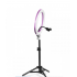 Кольцевая светодиодная лампа освещение для профессиональной съемки, селфи лампа с держателем для смартфона и пультом Ring Light 14 дюймов (Розовый)