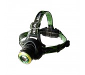 Налобный фонарь HL-T107 T6 без кабеля от прикуривателя (Зеленый)